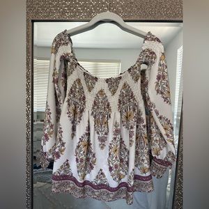 Show Me Your Mumu! Over the shoulder top.